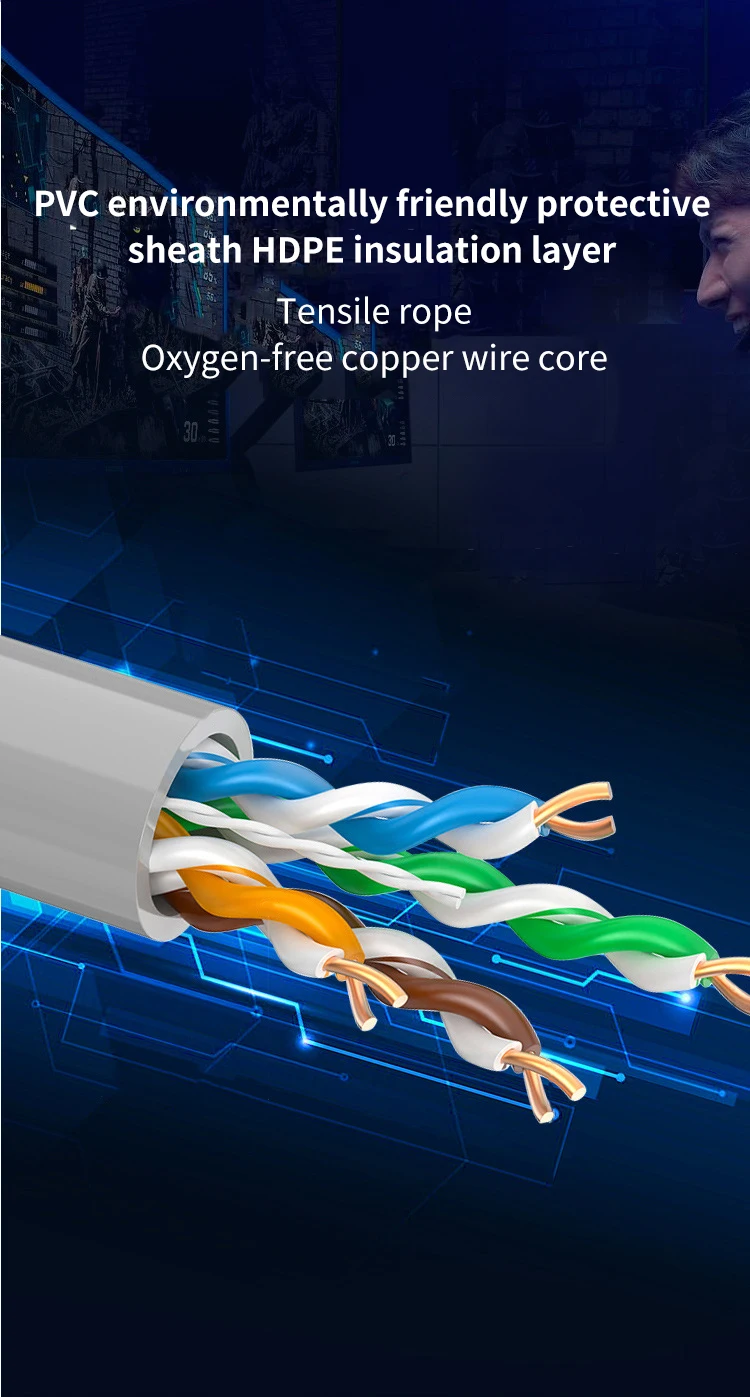 High Quality CCA/Copper Cat5 Network Cable 305m PVC Jacket UTP FTP SFTP Ethernet Cat5e Communication Cables插图1 High Quality CCA/Copper Cat5 Network Cable 305m PVC Jacket UTP FTP SFTP Ethernet Cat5e Communication Cables插图1