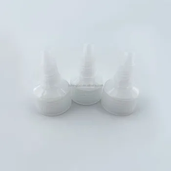 24 MM Dispensing Spout Cap 24/410 Twist Lock Plastic Closure Hair Lotion Twist Top Cap