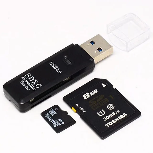 Micro OTG Memory Card Reader 2 In 1 USB 3.0 Micro USB OTG SD TF Adapter Card Reader