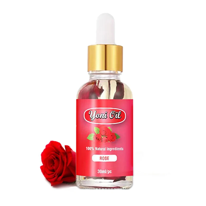 4 bottles Hot Selling 100% Pure Yoni Detox Essential Oil Rose Massage Yoni Oil 