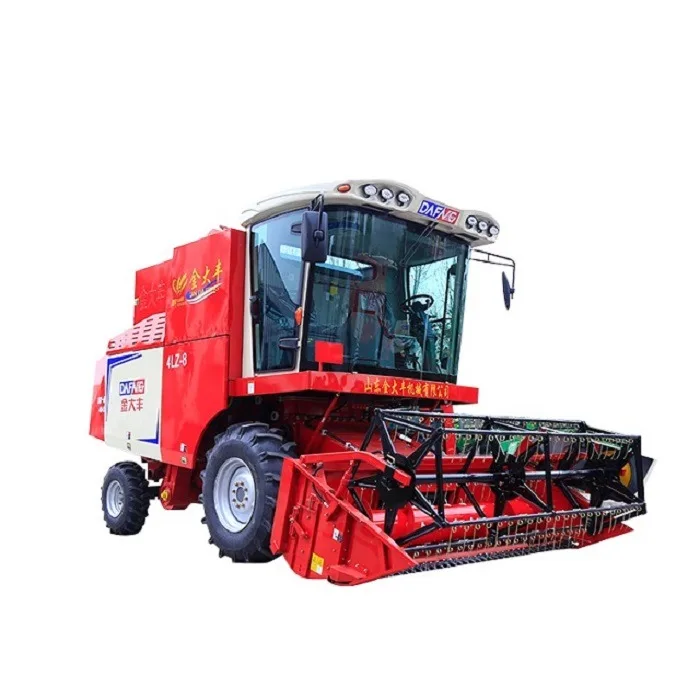 Harvester Machine Wheat Rice Combine Harvesters Mini Small Combine