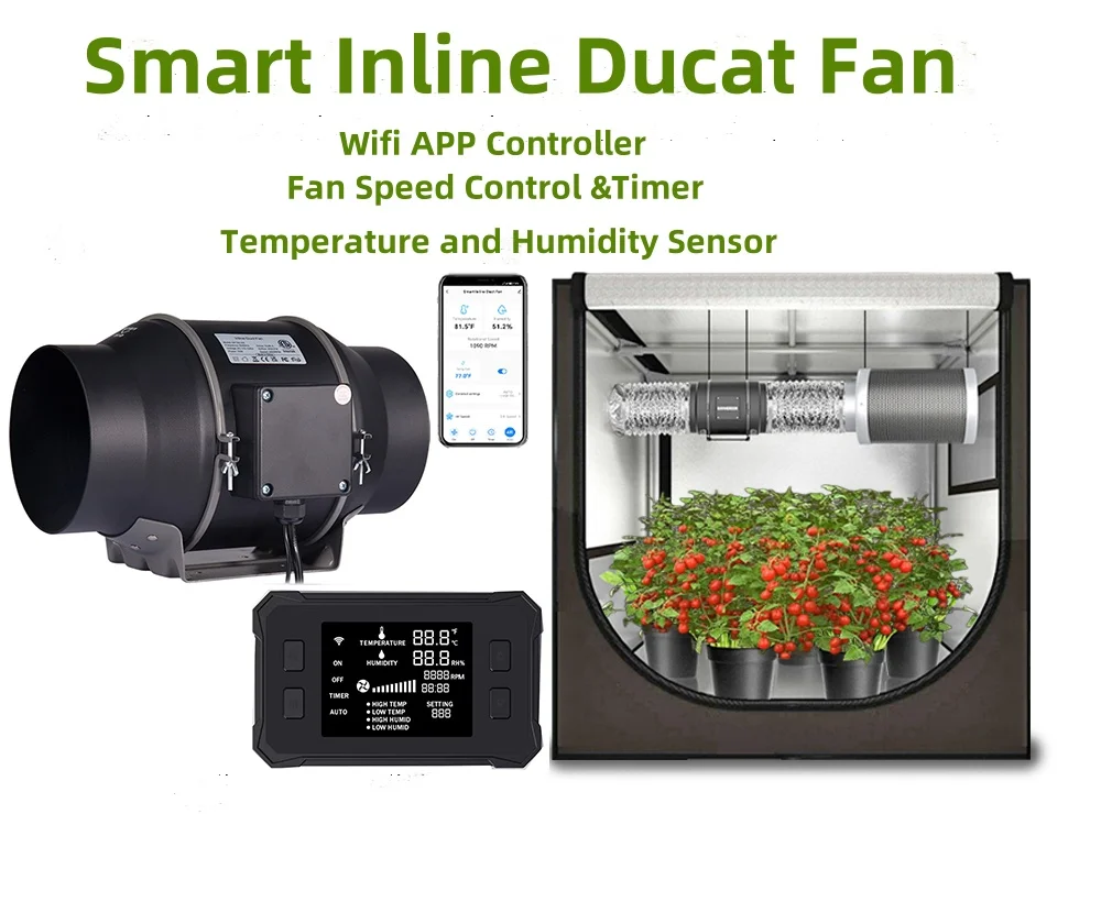 Inline Duct Fan, BAVAGREEN, 830CFM, APP - detail 2