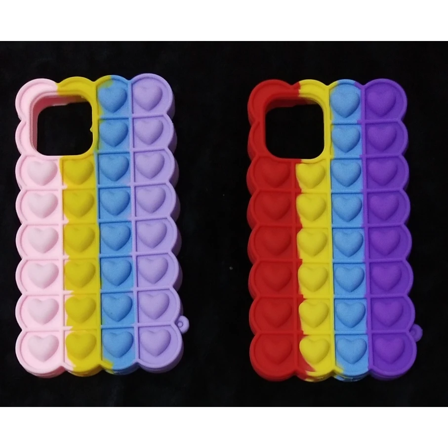16cm Lightweight Ins Style Bubble Toys Mobile Phone Cases for 7 Plus 11Pro A32 14 Plus A02S A11 XR Retail Packaged 300pcs/cs A3d9d4671edb04f6c89838fd1039199faC
