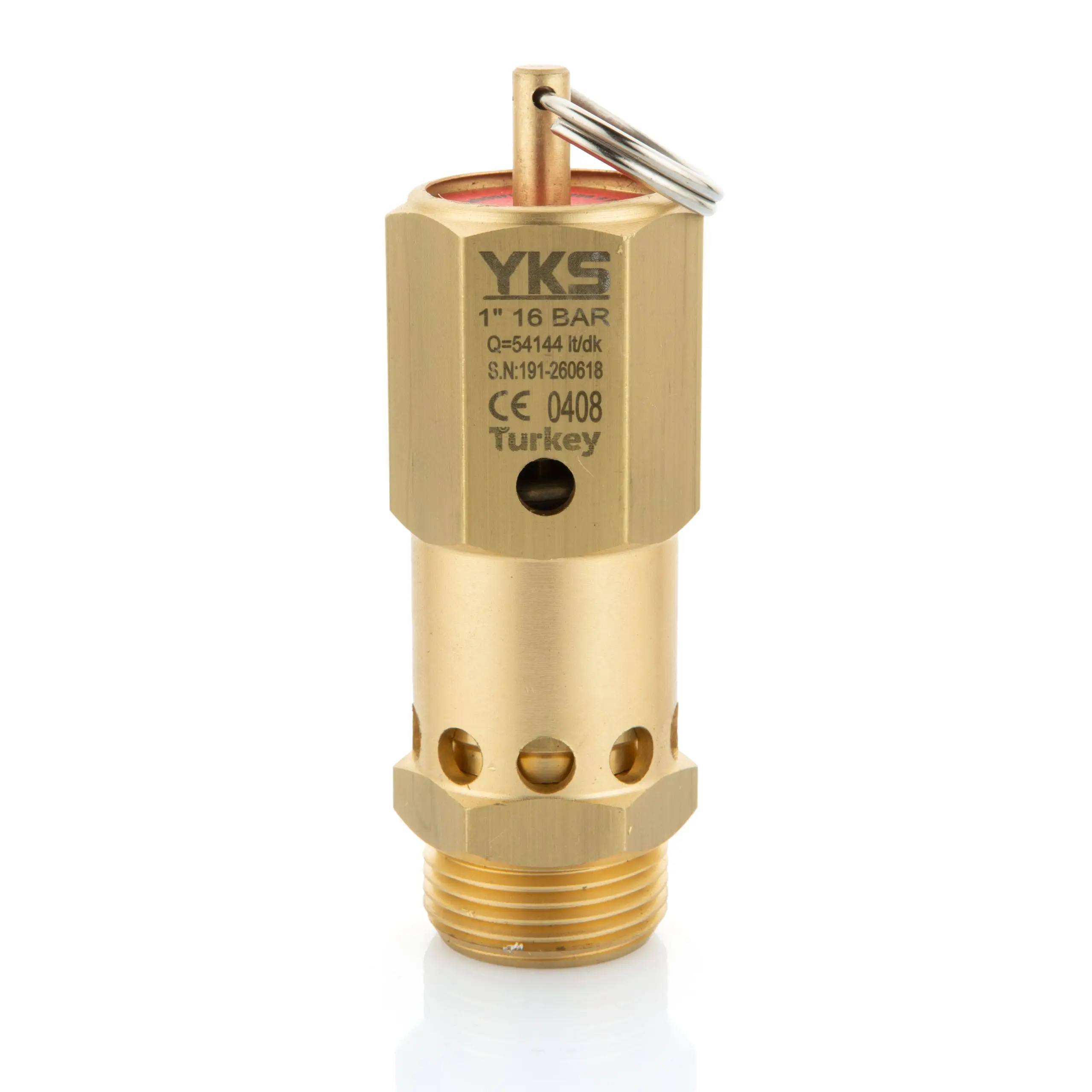 Sealed Brass Safety Valve, 1", YKS-191 - detail 2