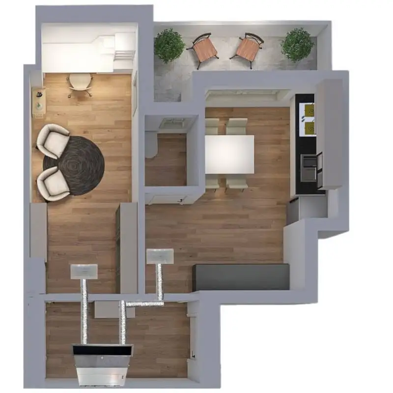 Ducted Fan, 2-zone, HVAC, PVC - detail 4