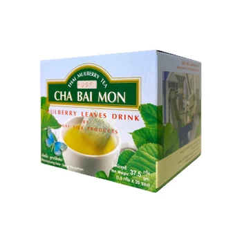 Chai Bai Mon Organic Mulberry Leaf Tea 25 Tea Bags "Buriram 60" from Thailand with DNJ Extract for Blood Sugar & Better Sleep