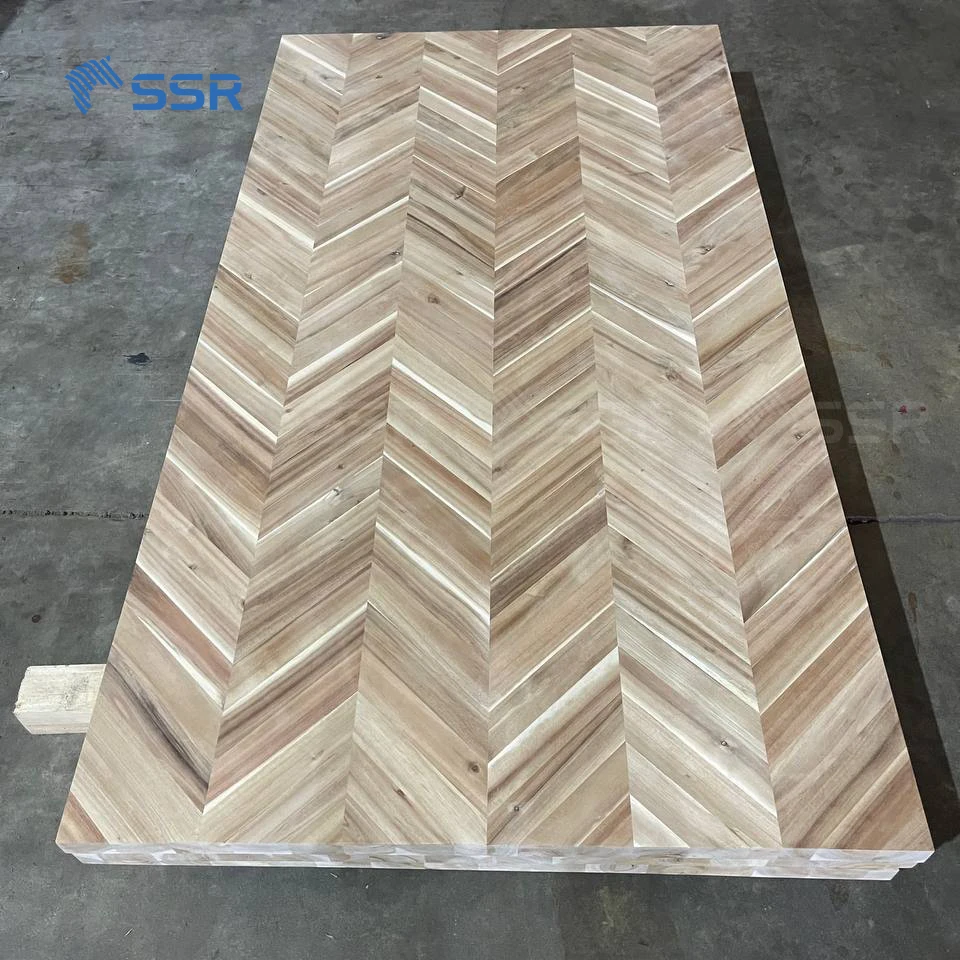 Ssr Vina Acacia Wood Chevron Countertop Acacia Chevron Wood Panel