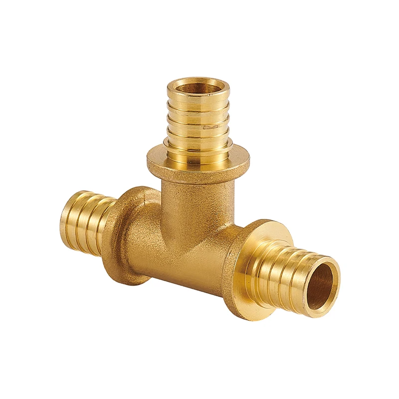 dernières nouvelles de l'entreprise Fabrique professionnelle personnalisée en laiton durable OEM PEX raccords de tuyaux d'or Plomberie coulissante raccords PEX  8