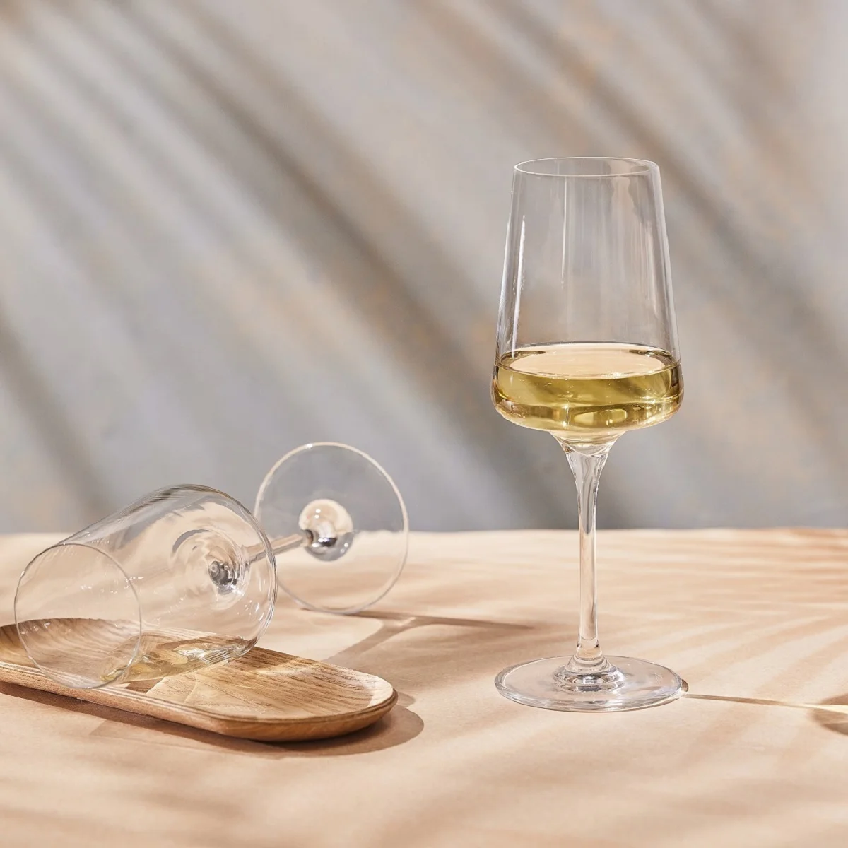 Modern White Wine Glasses Set Piece Collection Oz Ml