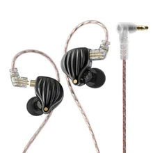 QKZ ZXK Wired Headphones HIFI In Ear Monitor Earbuds Earphones With Microphone Music DJ Game Sport Detachable Cable Headset