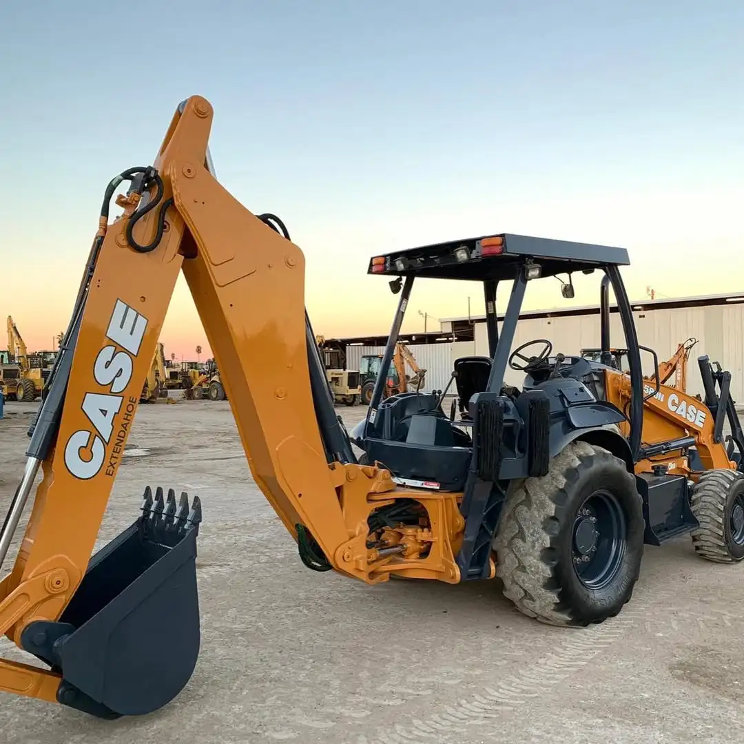 High Quality 851FX 4WD Tractor Loader Backhoe Wheel Loader 96HP 72KW Euro5 Engine Eaton Pump Motor Bearing High Efficiency Used