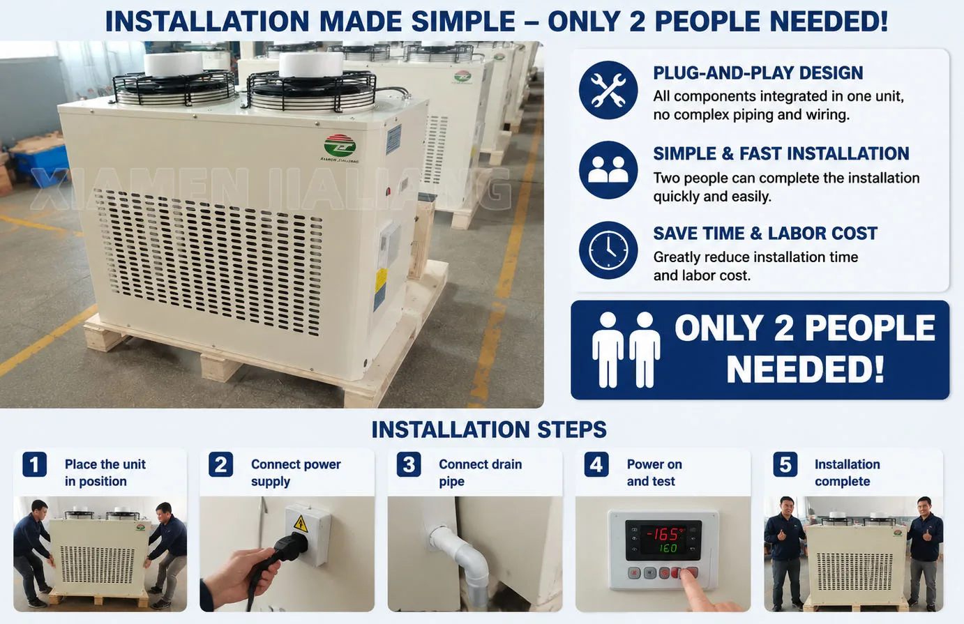 Monoblock Refrigeration Unit, Wall, 1HP - detail 4