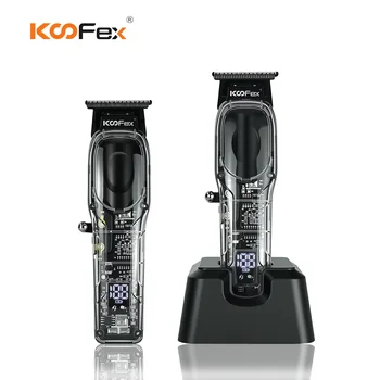 KooFex KF-6408 DLC Blade 8000 RPM High-speed Brushless Motor Hair Trimmer Professional Electric BLDC Hair Clipper