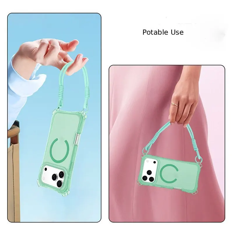 product silicone shockproof magnetic eco friendly multi color phone case for iphone 17 pro max laudtec-3