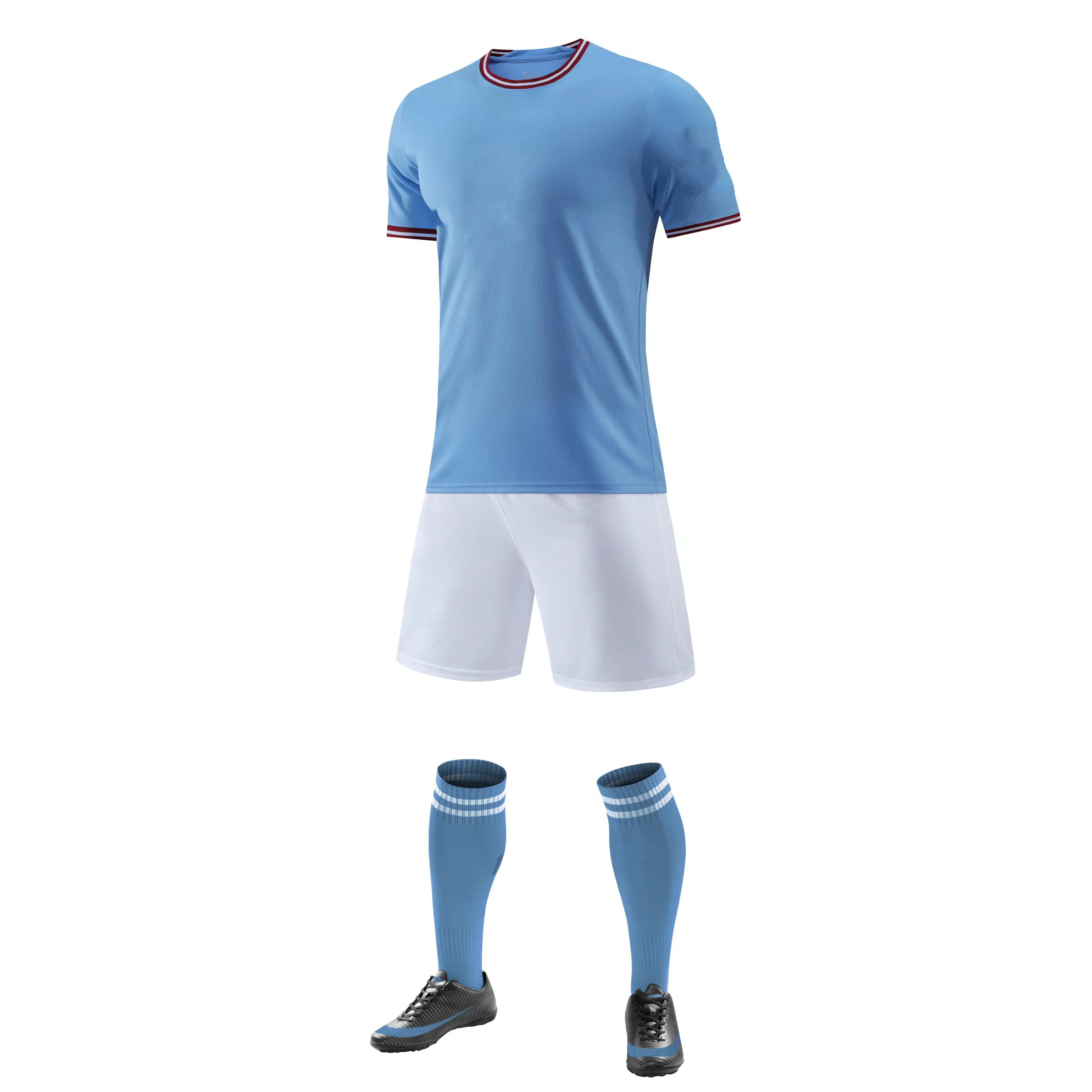 Wholesale Custom Design Sublimation Soccer Wear For Men's Practice Football Shirts Custom Football Sport Swear Soccer Uniform