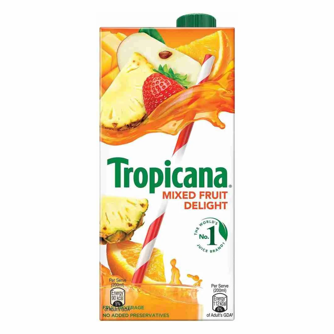 Tropicana Delight Fruit Juice Mango 180 Ml Carton Buy Bottle