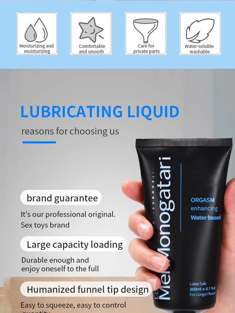 Personal Lubricantes Gay Anal Vaginal Lubricant Gel Water Based Lube