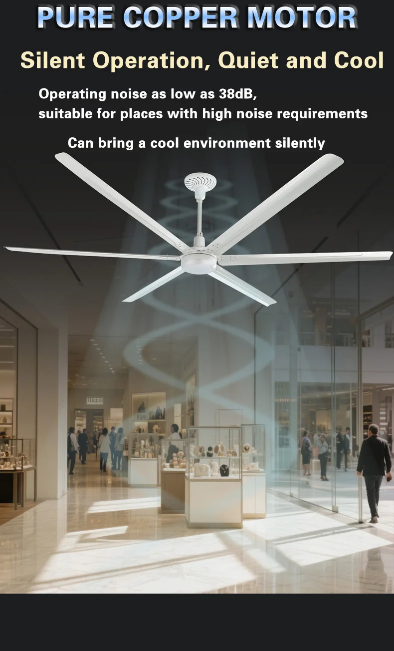 Led Ceiling Fan, 220 V, Steel - detail 18