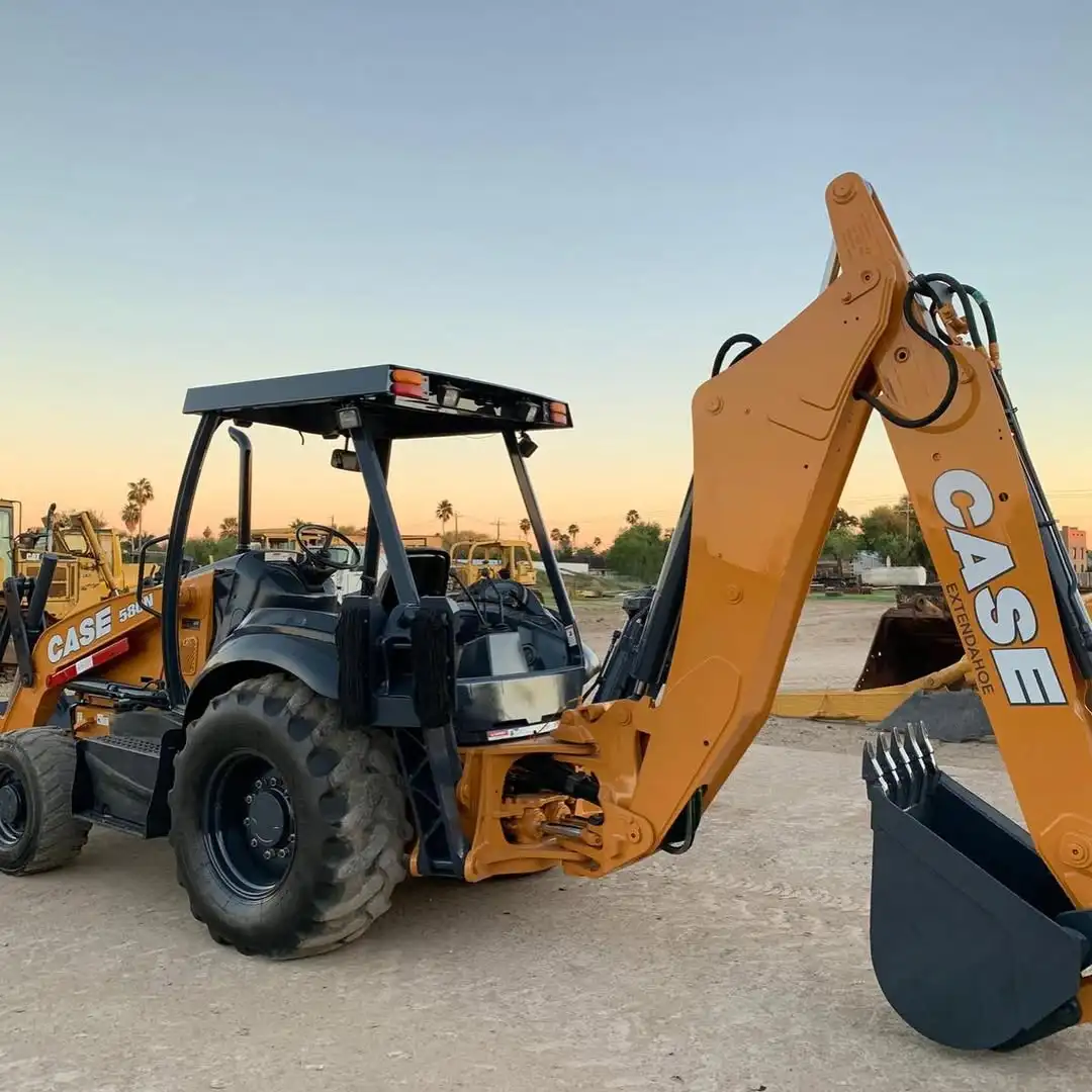 High Quality 851FX 4WD Tractor Loader Backhoe Wheel Loader 96HP 72KW Euro5 Engine Eaton Pump Motor Bearing High Efficiency Used