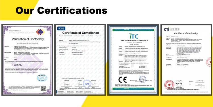 Our Certifications use 1