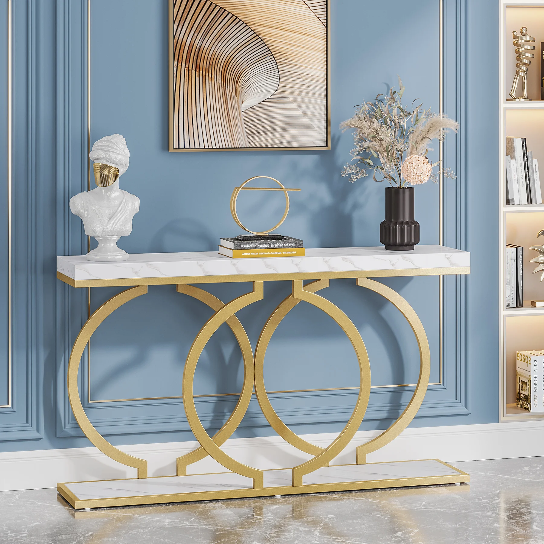 Home Decor Sofa Table Design Hall Way Console Table Furniture Entryway Gold Console Table Luxury