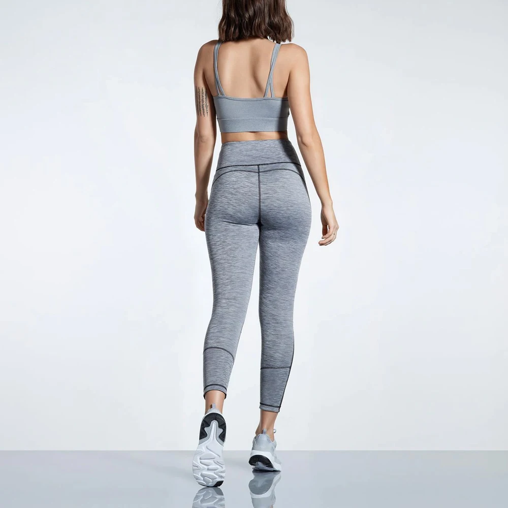 Custom Women Yoga Sports Suit Sports Bra And Leggings Gym Fitness Clothing Two Piece Yoga Set