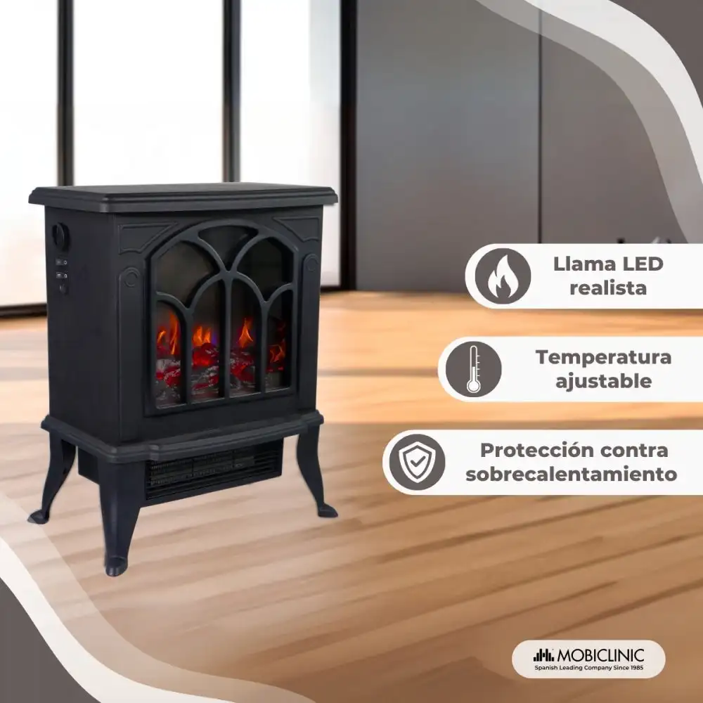 Electric Fireplace, 1800W, 3D - detail 6