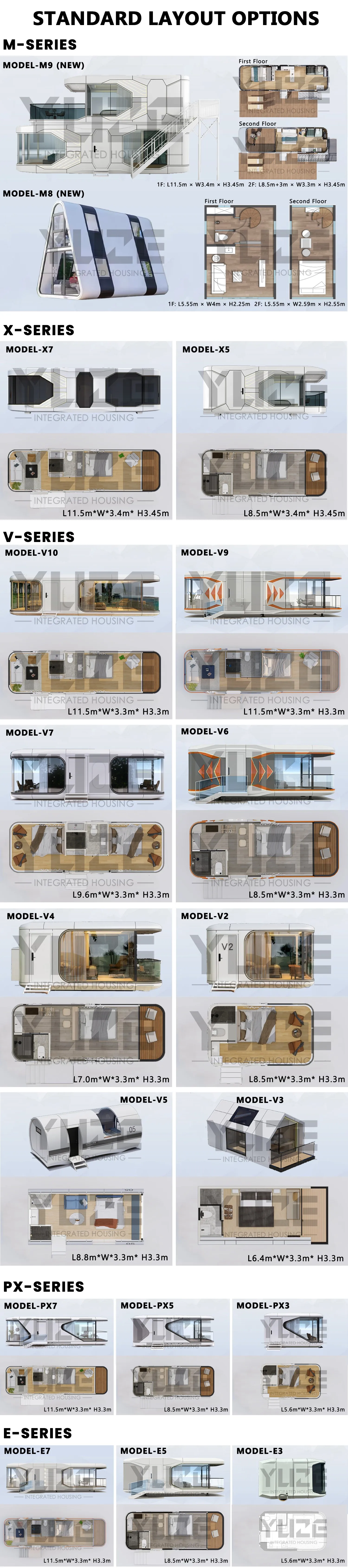 Luxury Futurstic Camping House Prefabricated Outdoor Eco Space Capsule Hotel House for Winter details