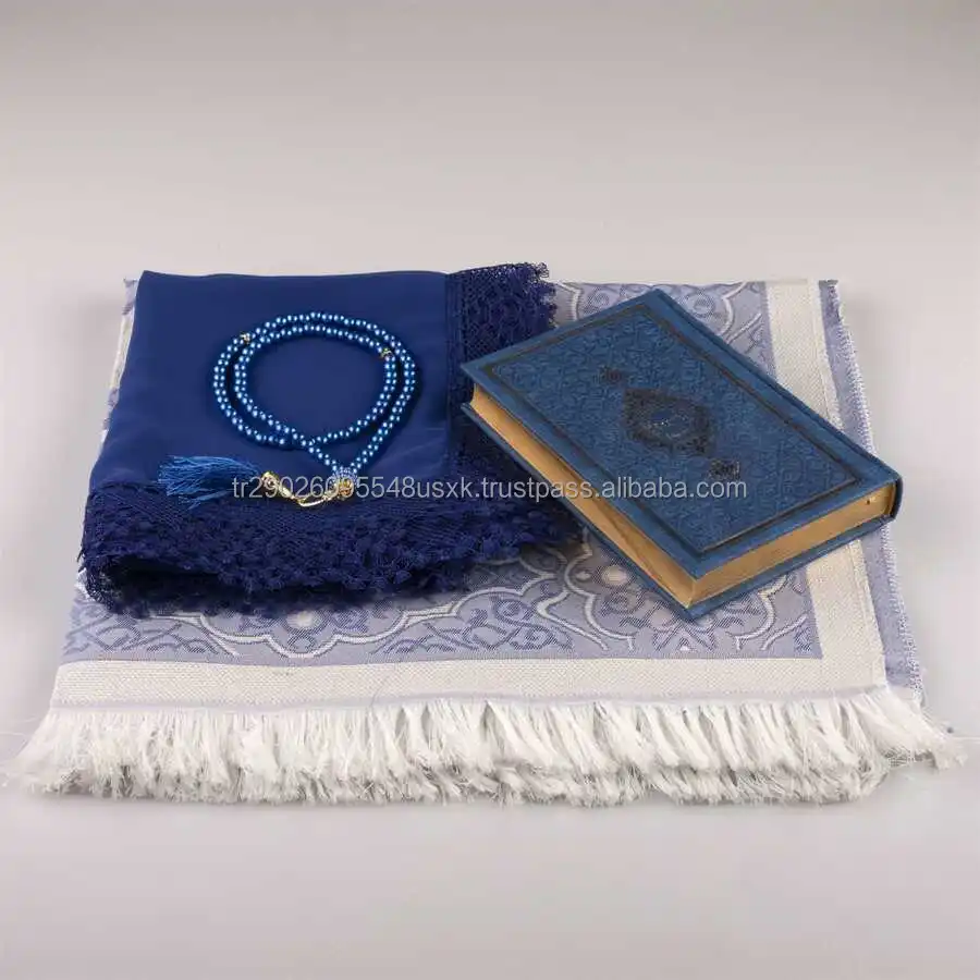 Thermo Leather Quran Gift Set Islamic Gifts Tasbeeh Prayer Mat Quran