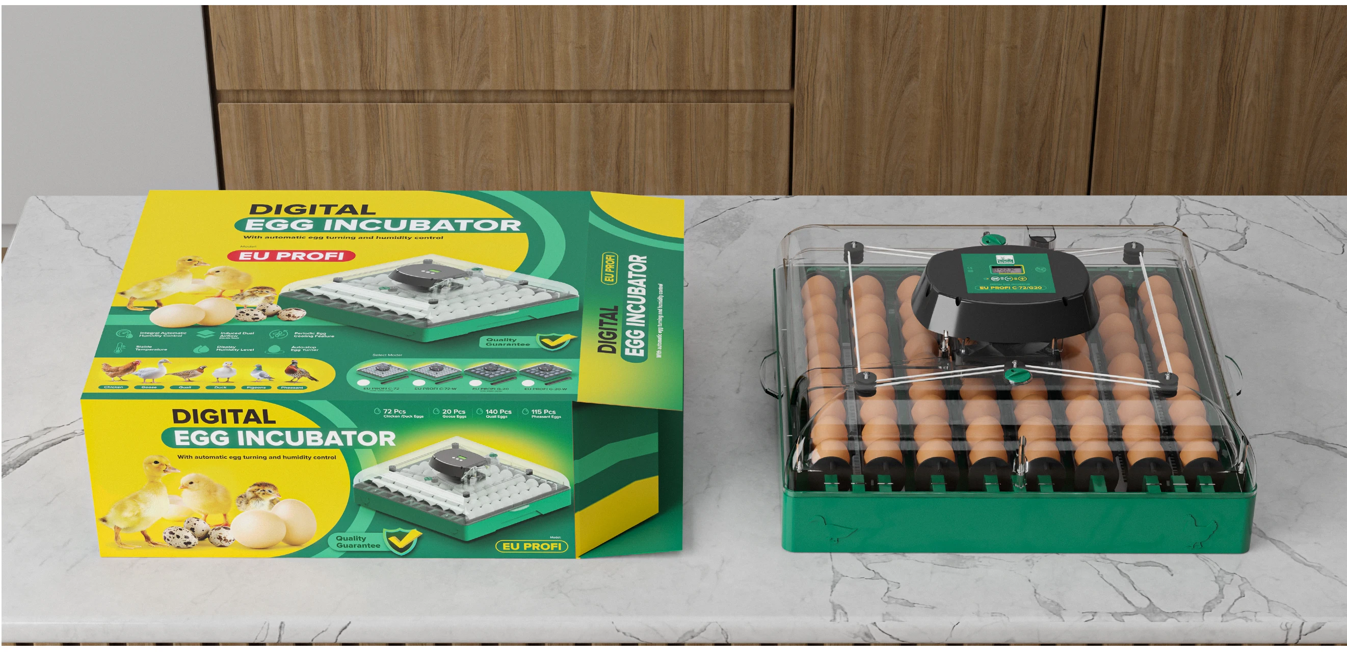 Eggs Capacity and Fan, PROFI, C-72 - detail 10
