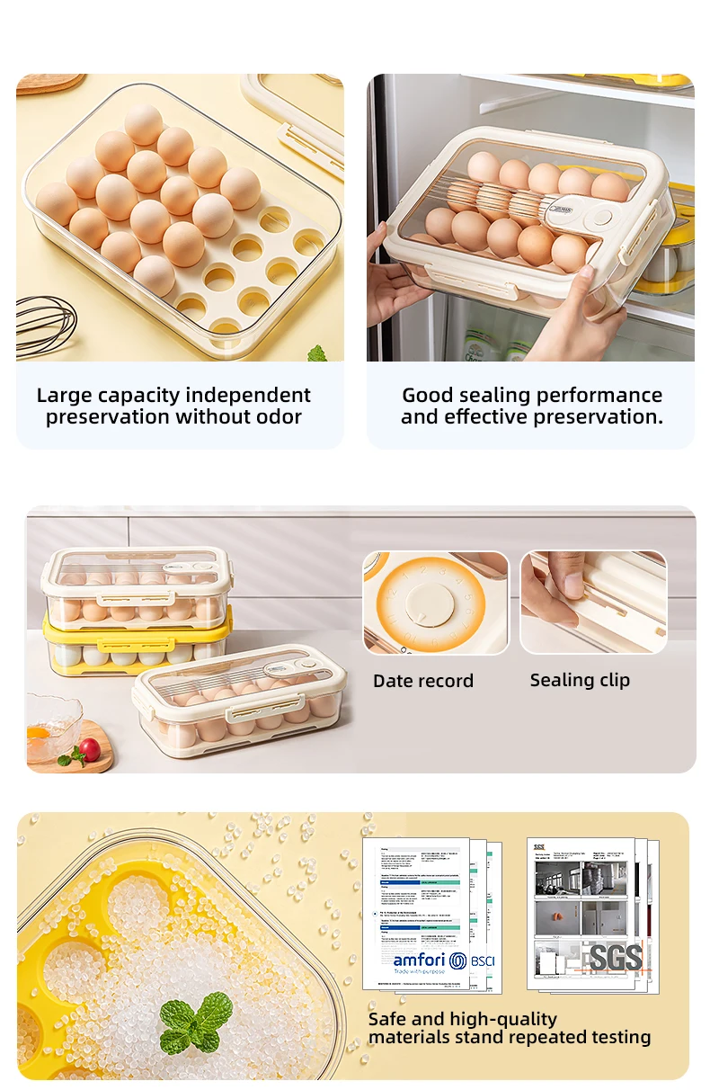 24 capacity ready to eat egg organizer-2