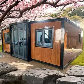 Ready Made 2 3 4 5 Bedroom Prefabricated House Prefab Modular Homes Folding Expandable Container House  20ft Living Tiny Houses