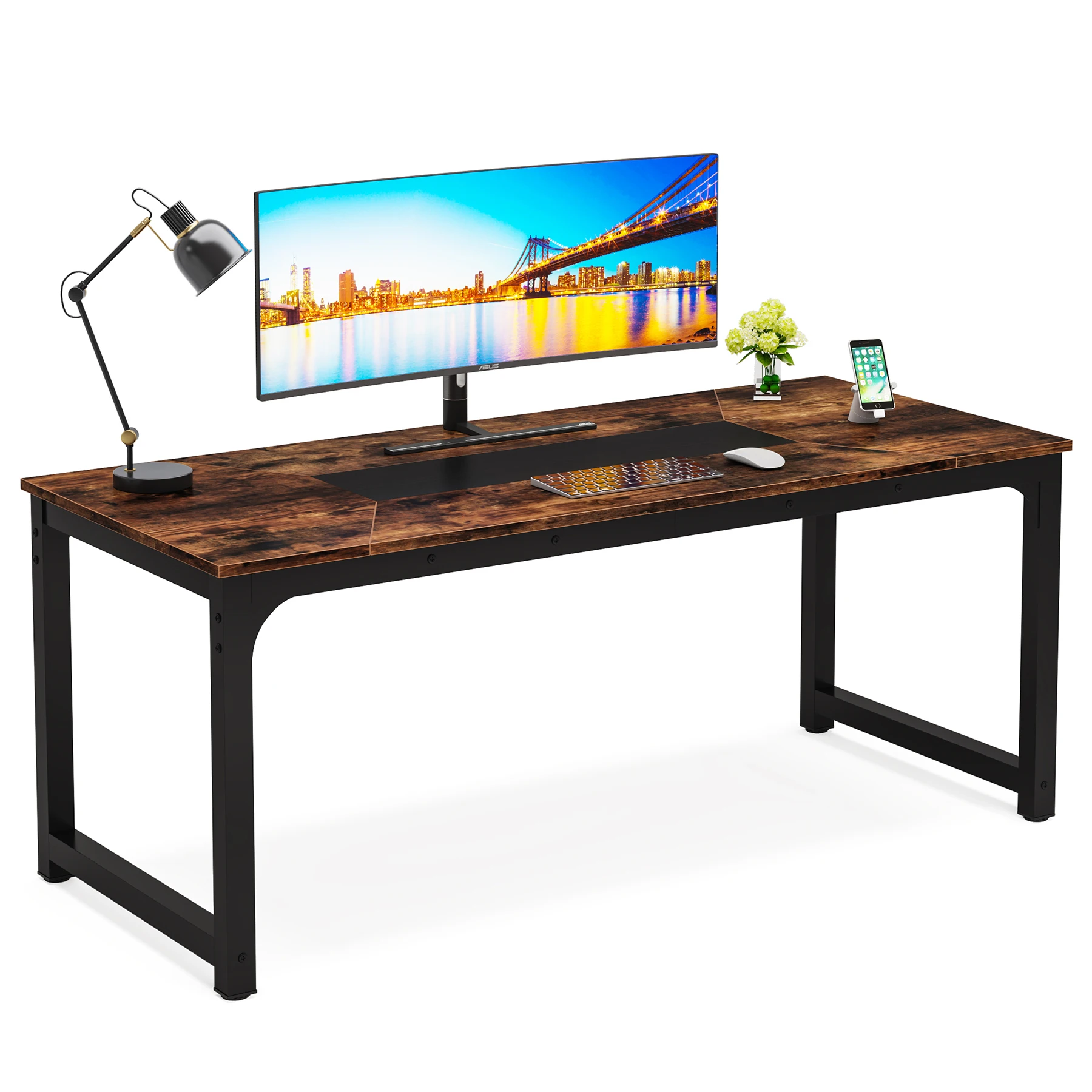 Unique Rectangular Work Table Office Desk Wooden Computer Table Desk