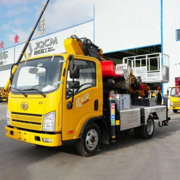 Cheap new  30m vehicle mounted aerial work vehicle telescopic hydraulic truck aerial work platform