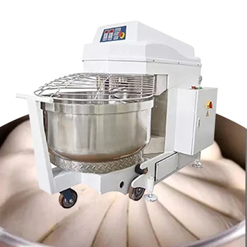 Large Capacity Dough Maker Bakery Flour Mixer 25kg 30kg Dough Mixer with Wheels Off-cylinder dough mixer