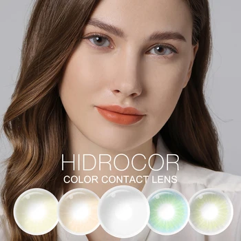 Free Custom Freshgo Hidrocor Natural Contact Lenses Colored Contacts Eye Soft Lens Wholesale 1 Year Lentes de contacto de Color