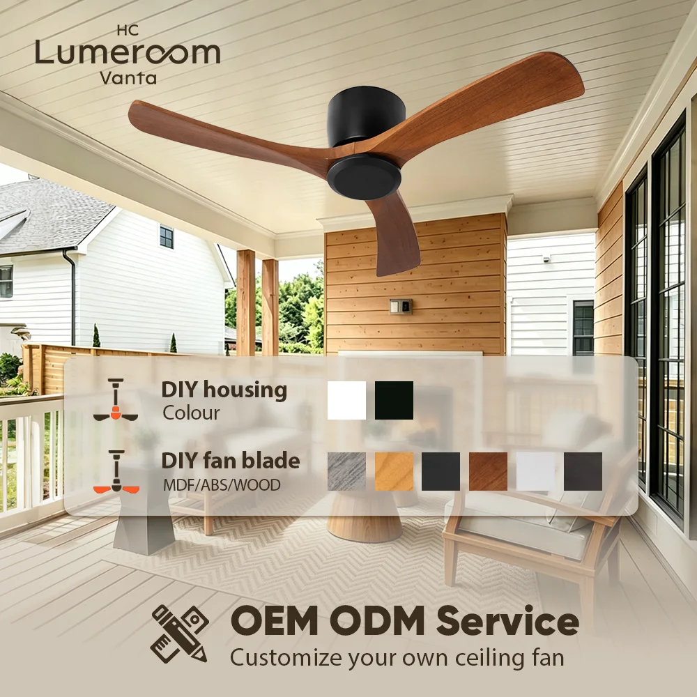 Ceiling Fan, USA, 35W(0.05hp), Wood+Metal - detail 6