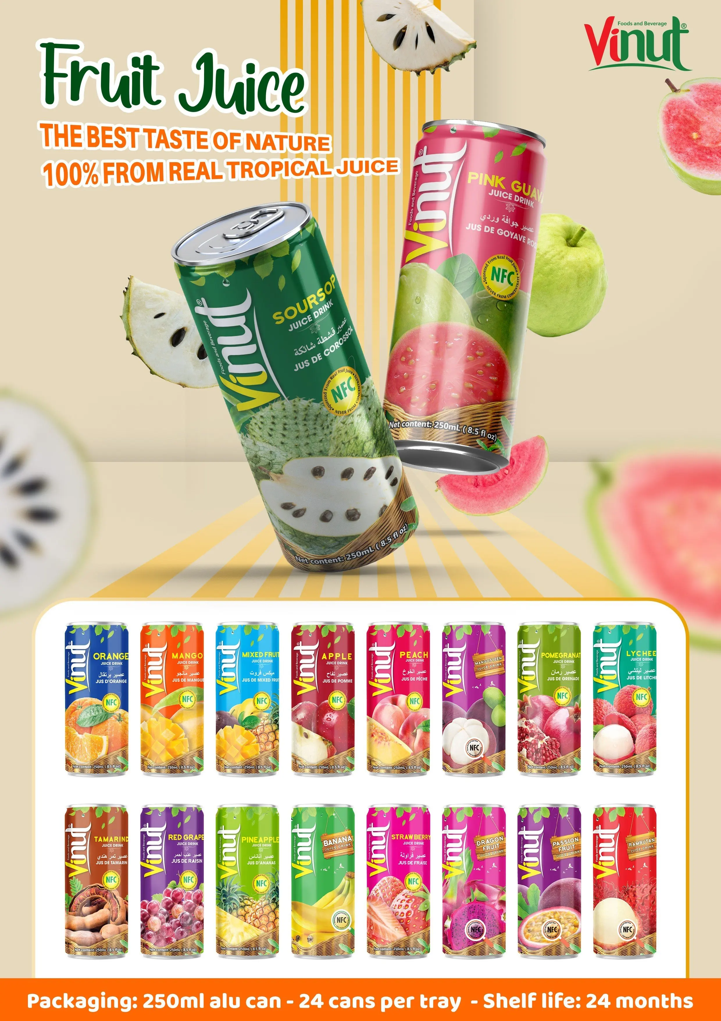 Ml Vinut Tropical Tamarind Juice Drink Free Sample Private Label