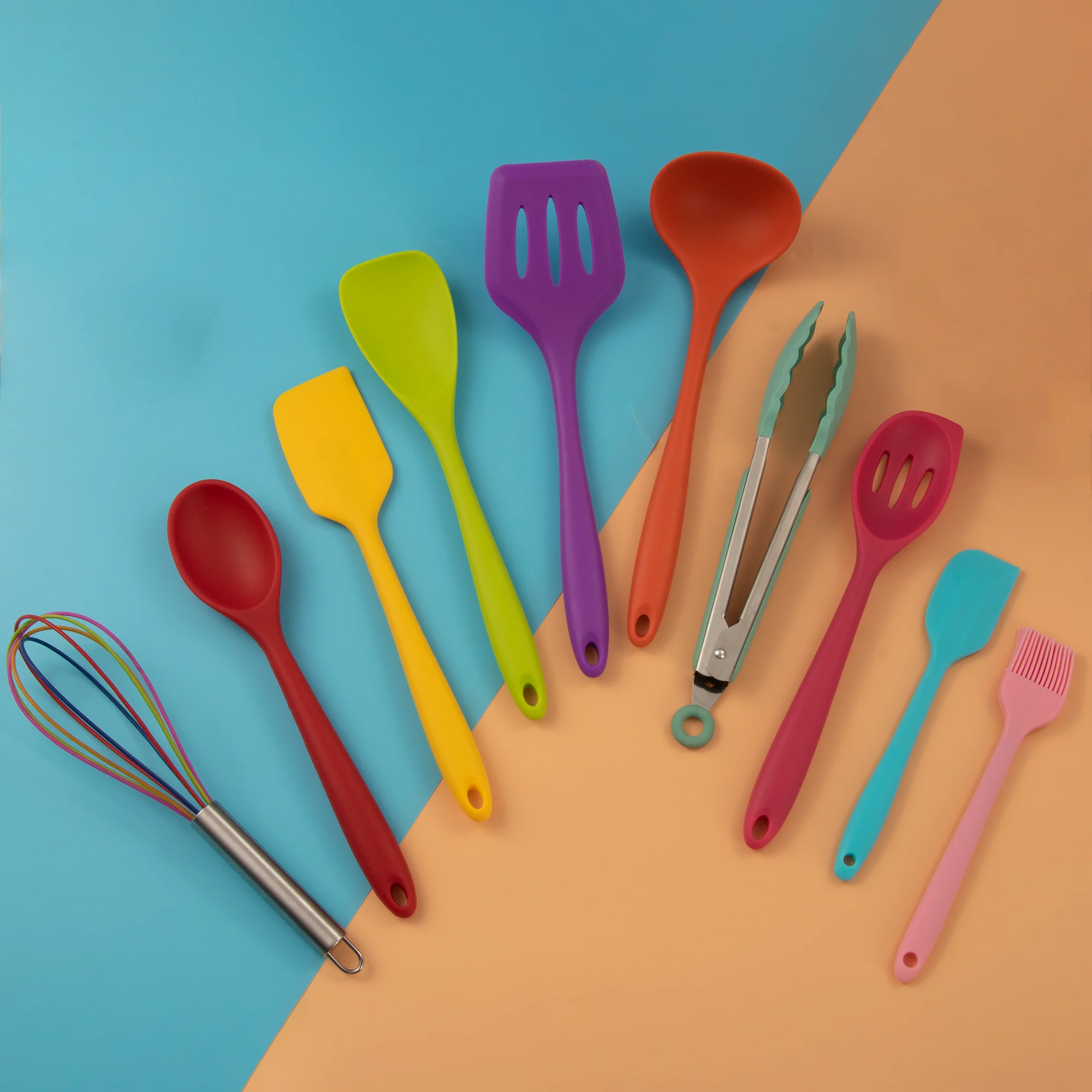 High Quality Colorful Silicone Kitchen Utensils That Meet Different Cooking Needs