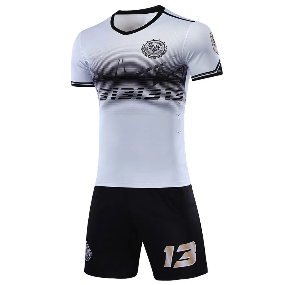 High Quality Football Kits Full Set Soccer Kit Youth Custom Soccer Jersey 2023 2024 Quick Dry Football Shirt Men Soccer Wear