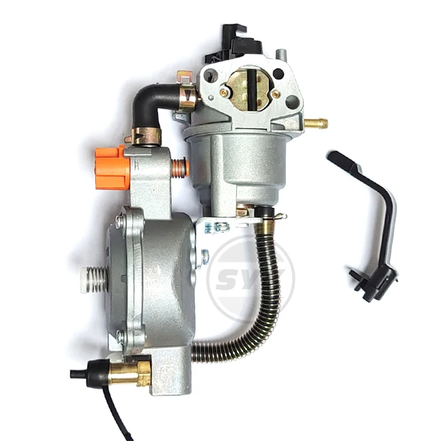 168F188F 2KW/6.5KW Small LP gas gasoline dual fuel generator gas carburetor