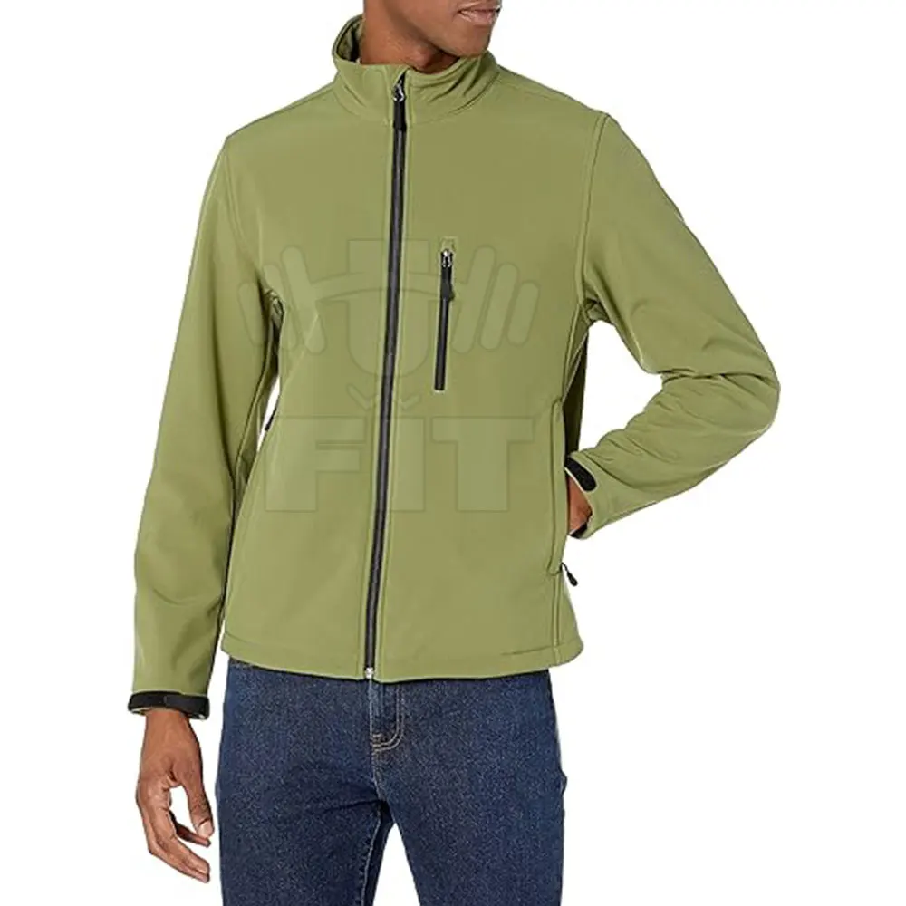 Professional Manufactured Slim Fit Softshell Jacket Casual Wear Outdoor