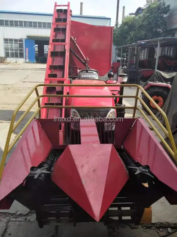 Double Rows Corn Stalk Silage Forage Harvester Machine Napier Grass