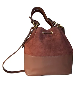 Wholesale Luxury handbags trendy handbag for women Genuine leather ladies Bucket bags