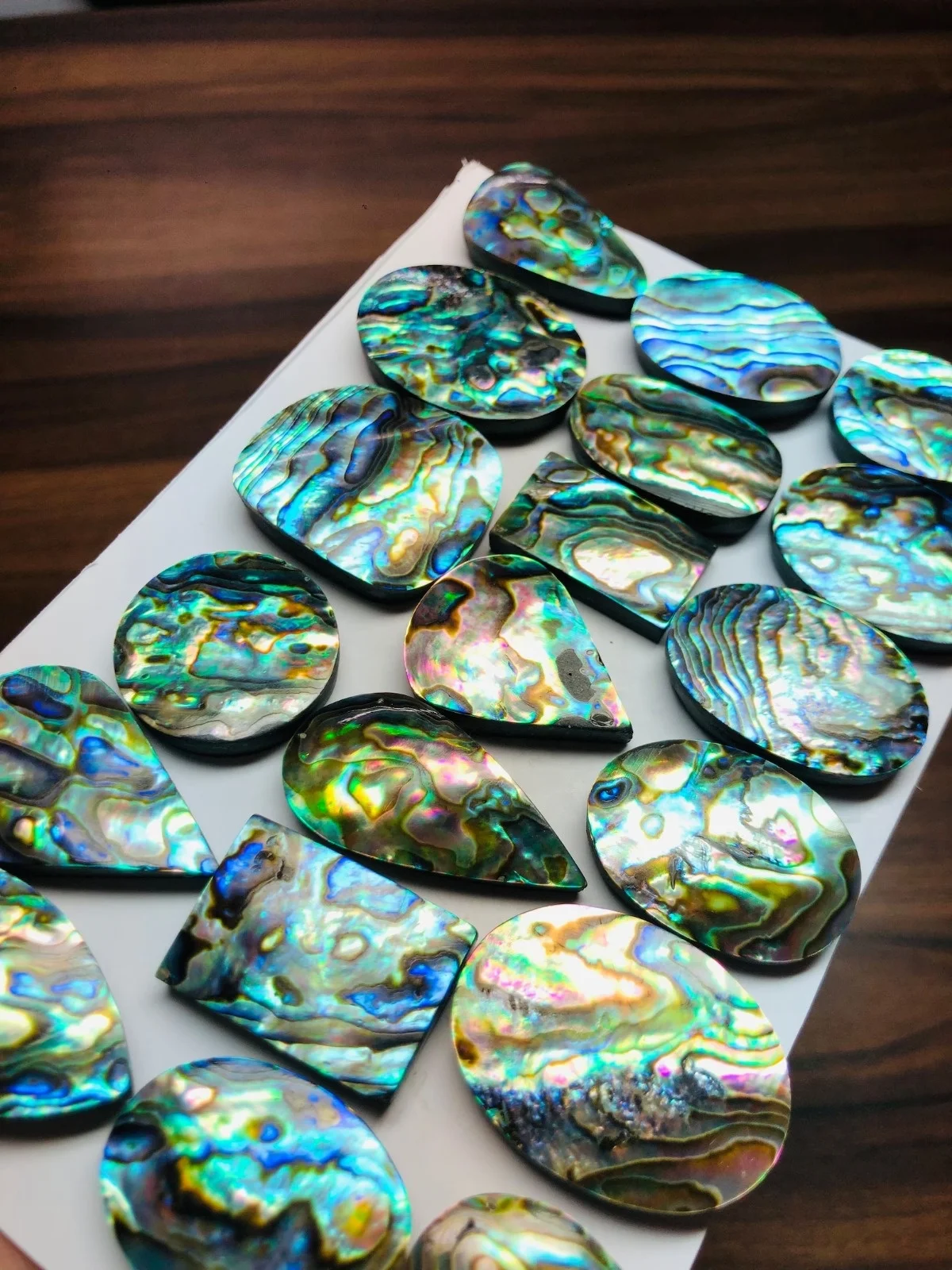 Gorgeous Wholesale Natural Abalone Sea Shell Cabochon Loose Gemstone