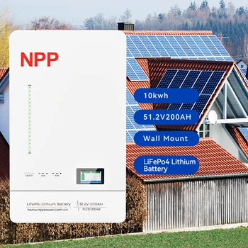 Solar Lifepo4 Lithium Ion Batteries Set Price Wall-Mounted Energy Storage Battery