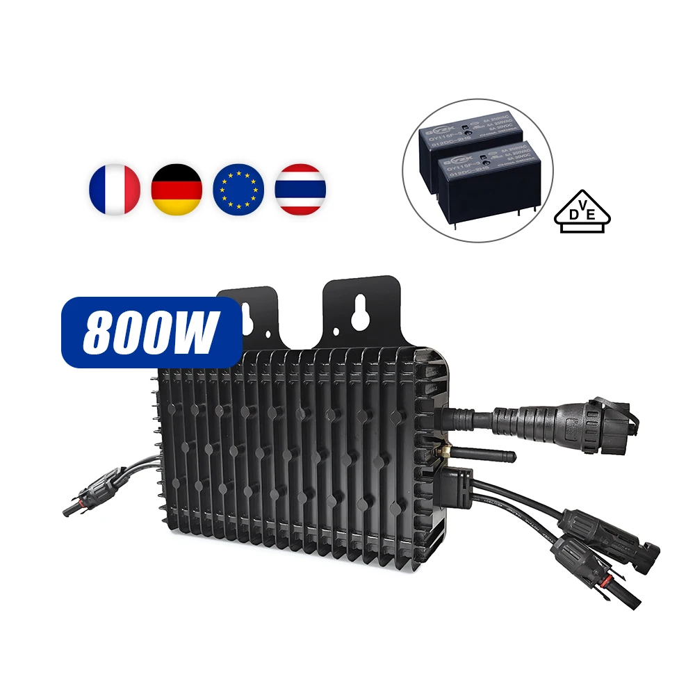 600W 800W 1200W Home Use on Grid Micro Inverter HM-1200 Solar Inverter for Home Use Solar Power manufacture
