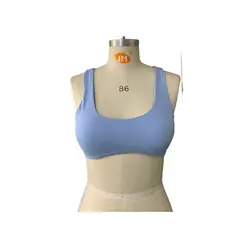 Nude Brown Customized Printing Logo Personalized Label Hangtags OEM Sports Bra Tops Running Workout Activewear for Women Gym Bra