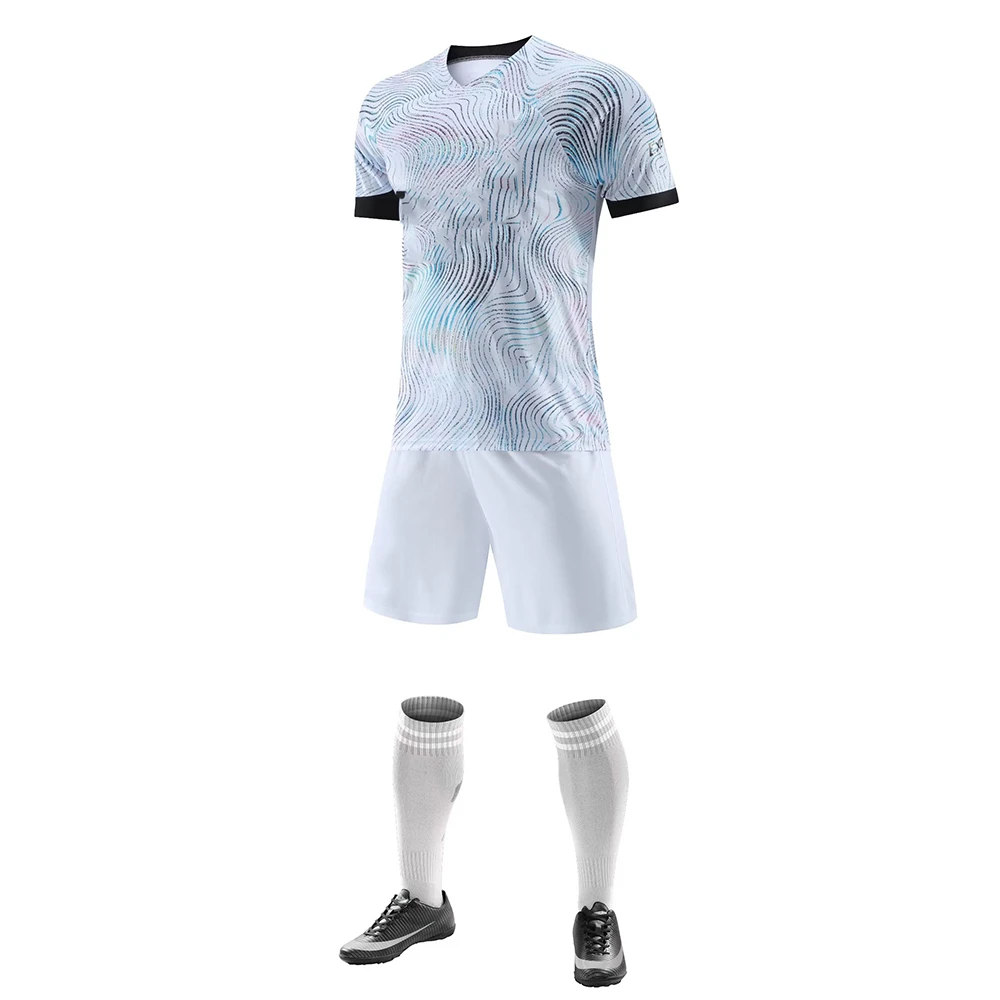 Dominate the field with the 2023 New Design Ignis Soccer Uniforms. These custom football soccer jerseys are designed to impress