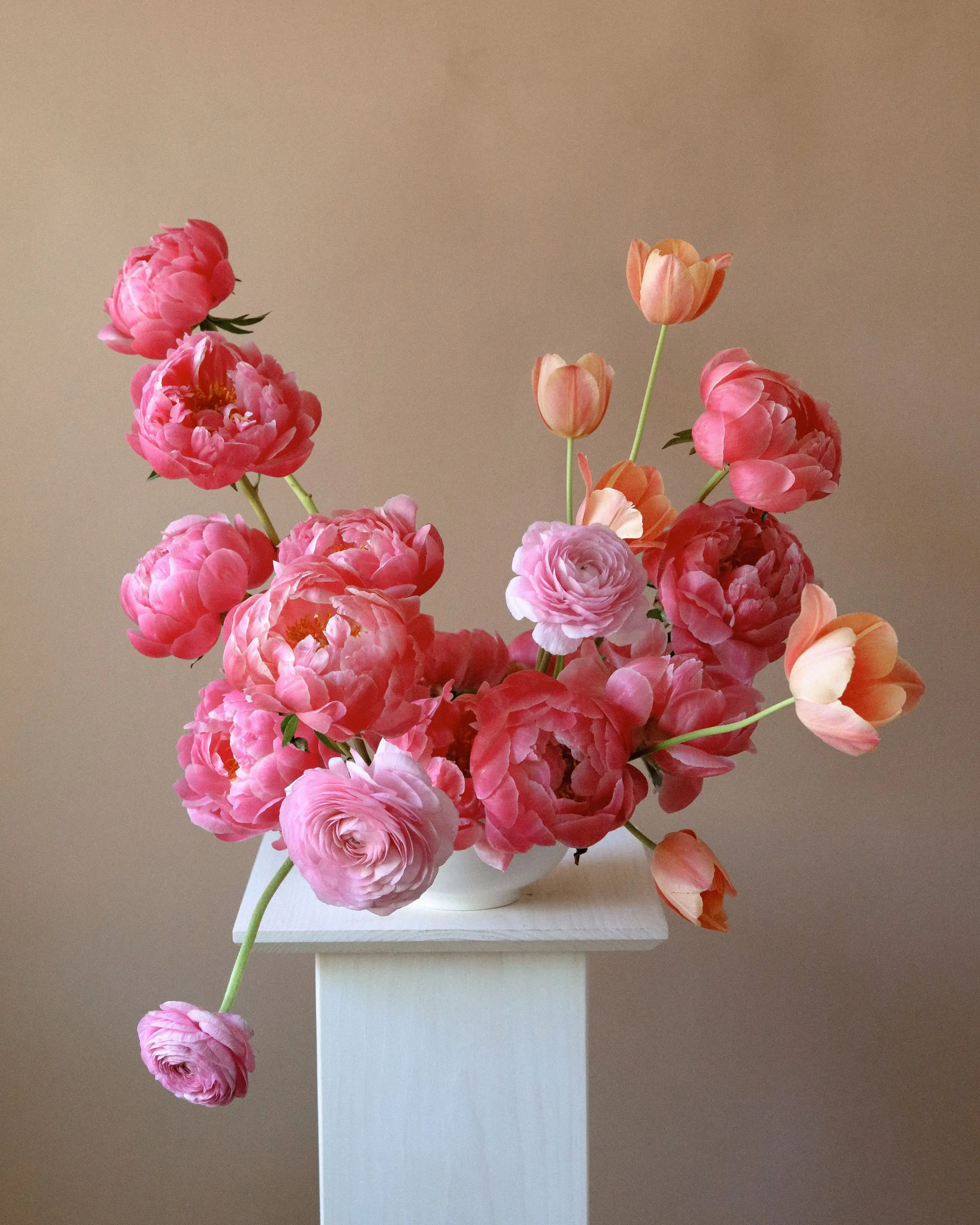 3 Head Round wholesale silk peony artificial flower wedding centerpieces table decorations